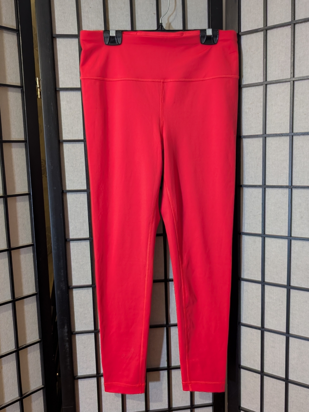 Women's High-Rise Red Active Leggings Sz L